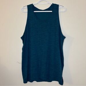Lululemon Men’s Metal Vent Tech Sleeveless Shirt in Night Diver/Capri, Teal, XL